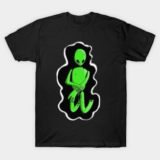 Sad Alien (version 2) T-Shirt